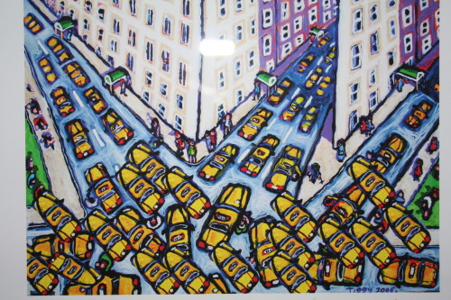 I miss new york. I miss the air, the people, the park. I miss these yellow cars the most.
